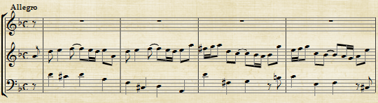 Telemann: Trio Sonata in D Minor, Essercizii musici TWV42:d4  II. Allegro Music thumbnail
